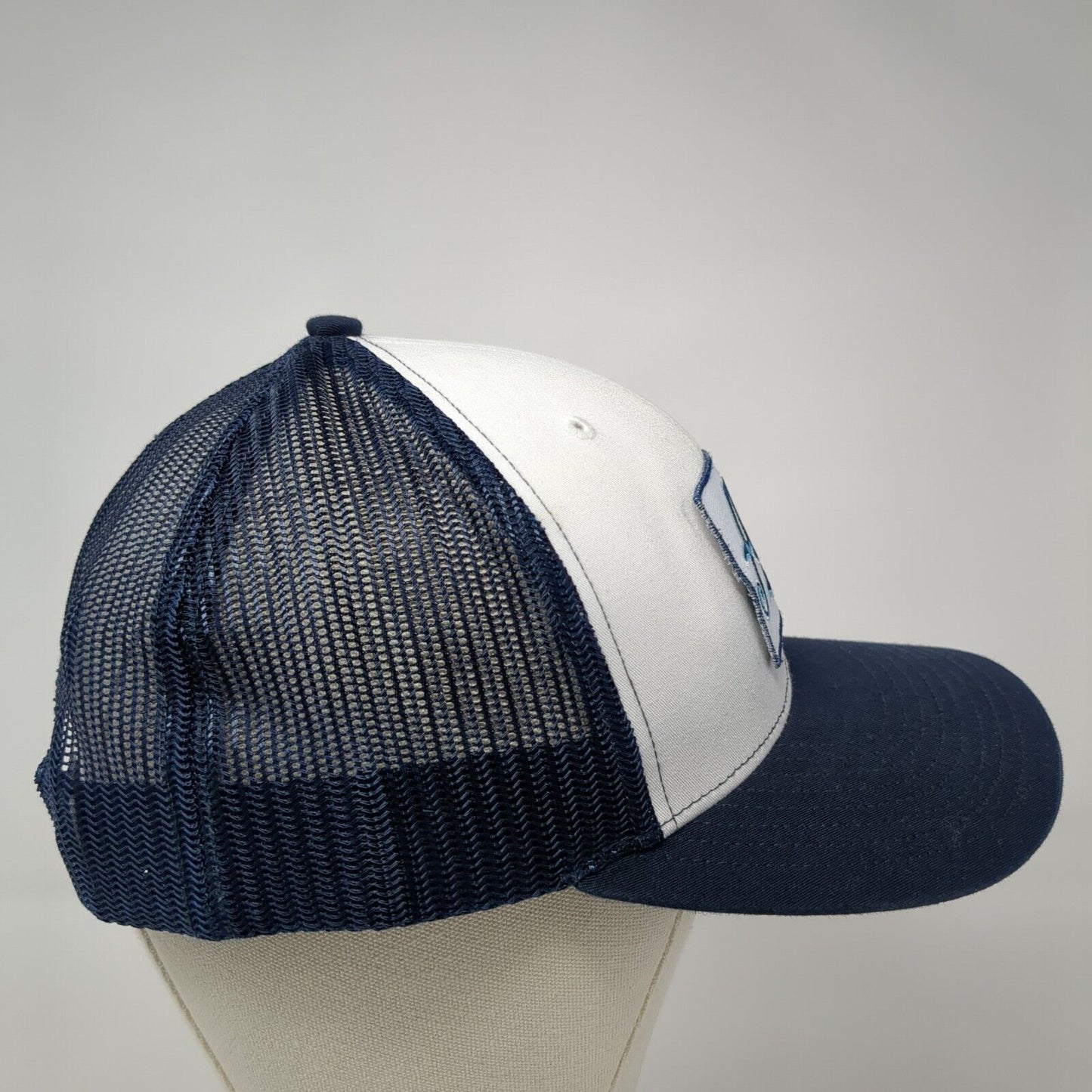 Aces Fastpitch Snapback Trucker Hat Blue One Size Mesh Back Adjustable