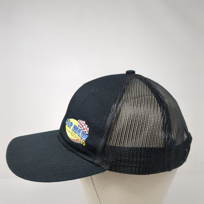 Car Wash Express Snapback Trucker Hat Black One Size Mesh Back 6 Panel