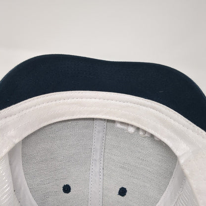 FNW Snapback Mesh Back Trucker Hat Blue OSFA Adjustable Embroidered