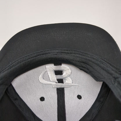 Bodybuilding.com Snapback Hat Black One Size Embroidered Logo 6 Panel