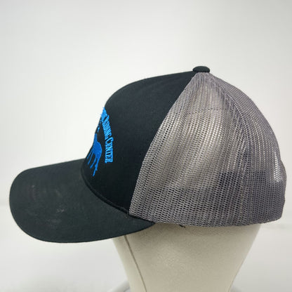 Pacific Headwear Trucker Hat Black One Size Snapback Mesh Horse Riding Center