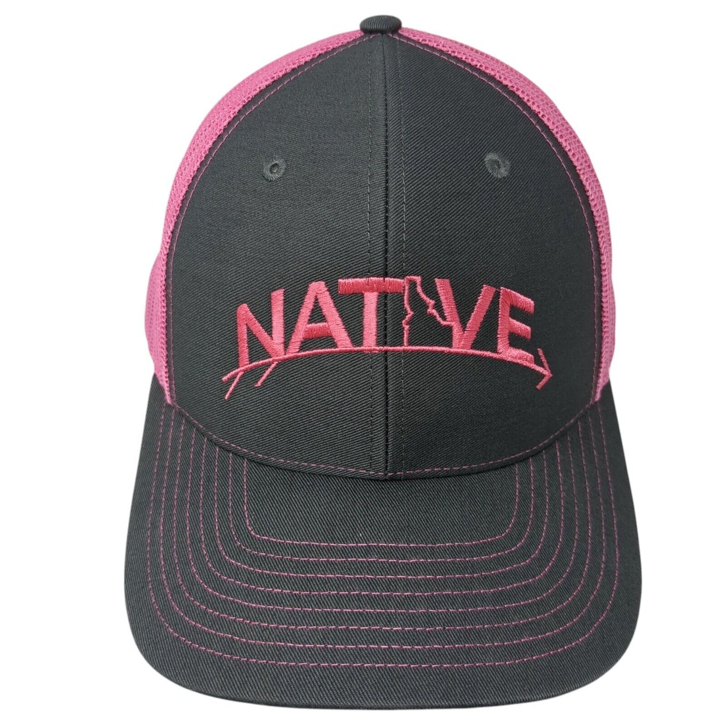 NATIVE Snapback Trucker Hat Multicolor One Size Adjustable Mesh Back Richardson
