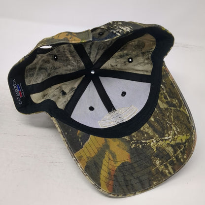 Cap America Baseball Cap Green Brown One Size Cub Cadet Camo Strapback Hat