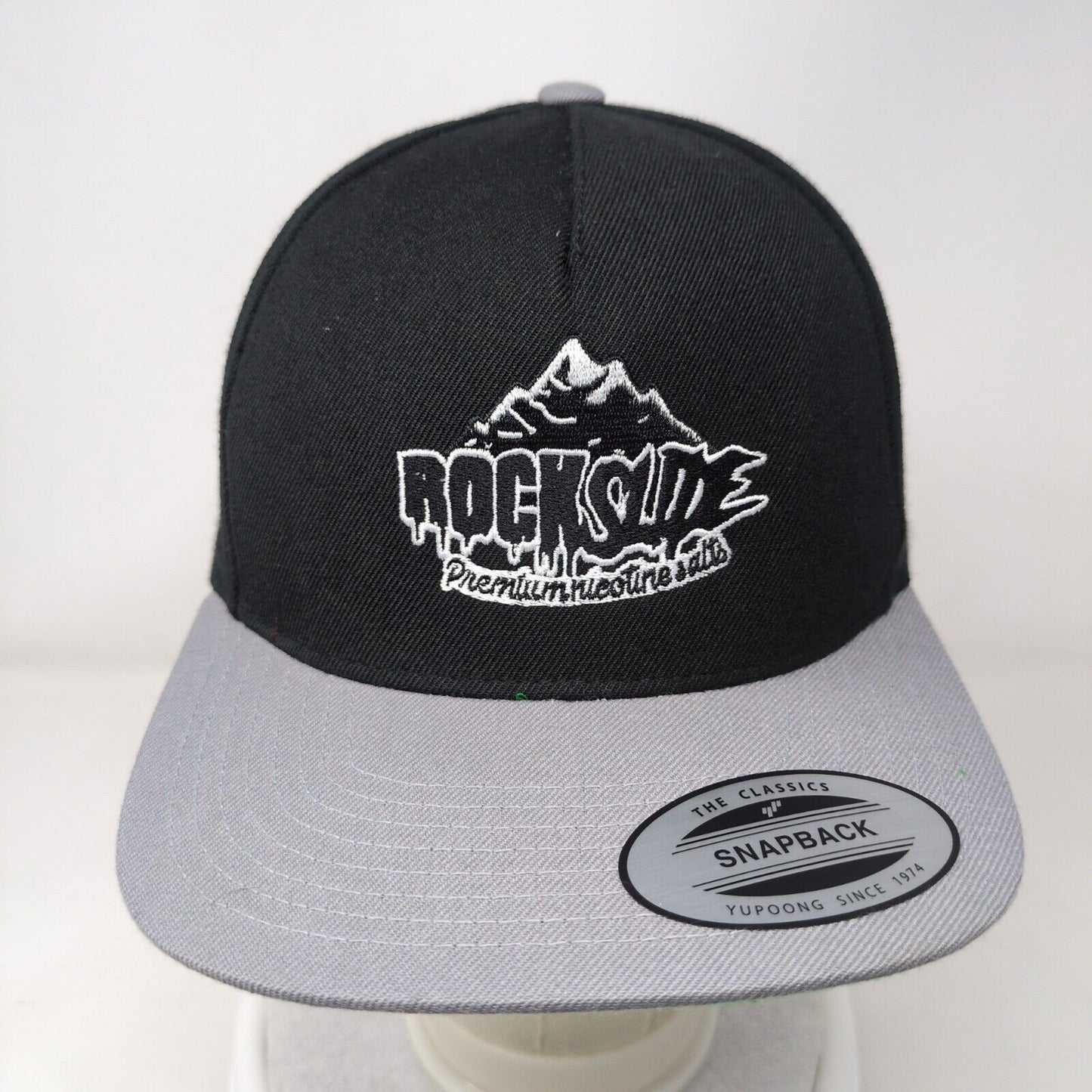 Rockslide Premium Salts Snapback Hat Black One Size Colorblock
