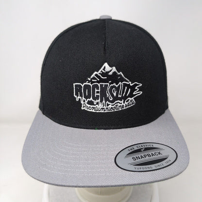 Rockslide Premium Salts Snapback Hat Black One Size Colorblock
