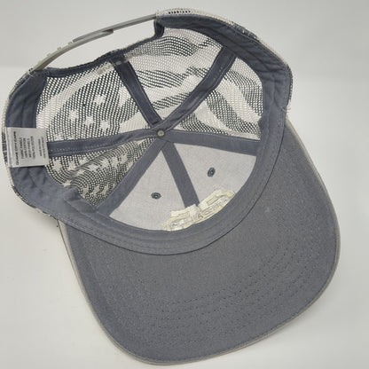 Landmark 25 Snapback Trucker Hat Gray One Size Since 1991 USA Flag
