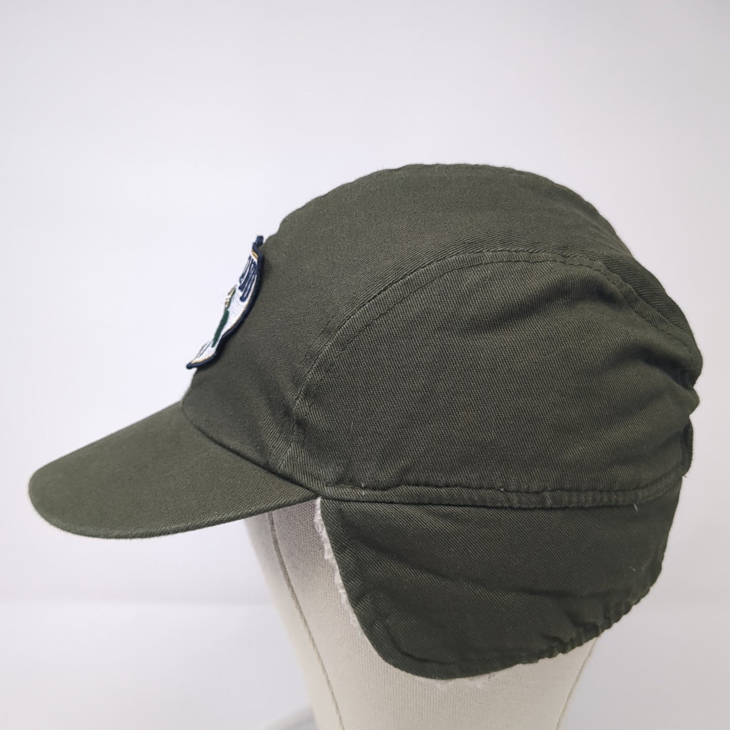 Ireland Shamrock Fitted Trapper Hat Green One Size Faux Fur Lined