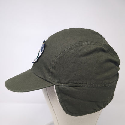 Ireland Shamrock Fitted Trapper Hat Green One Size Faux Fur Lined