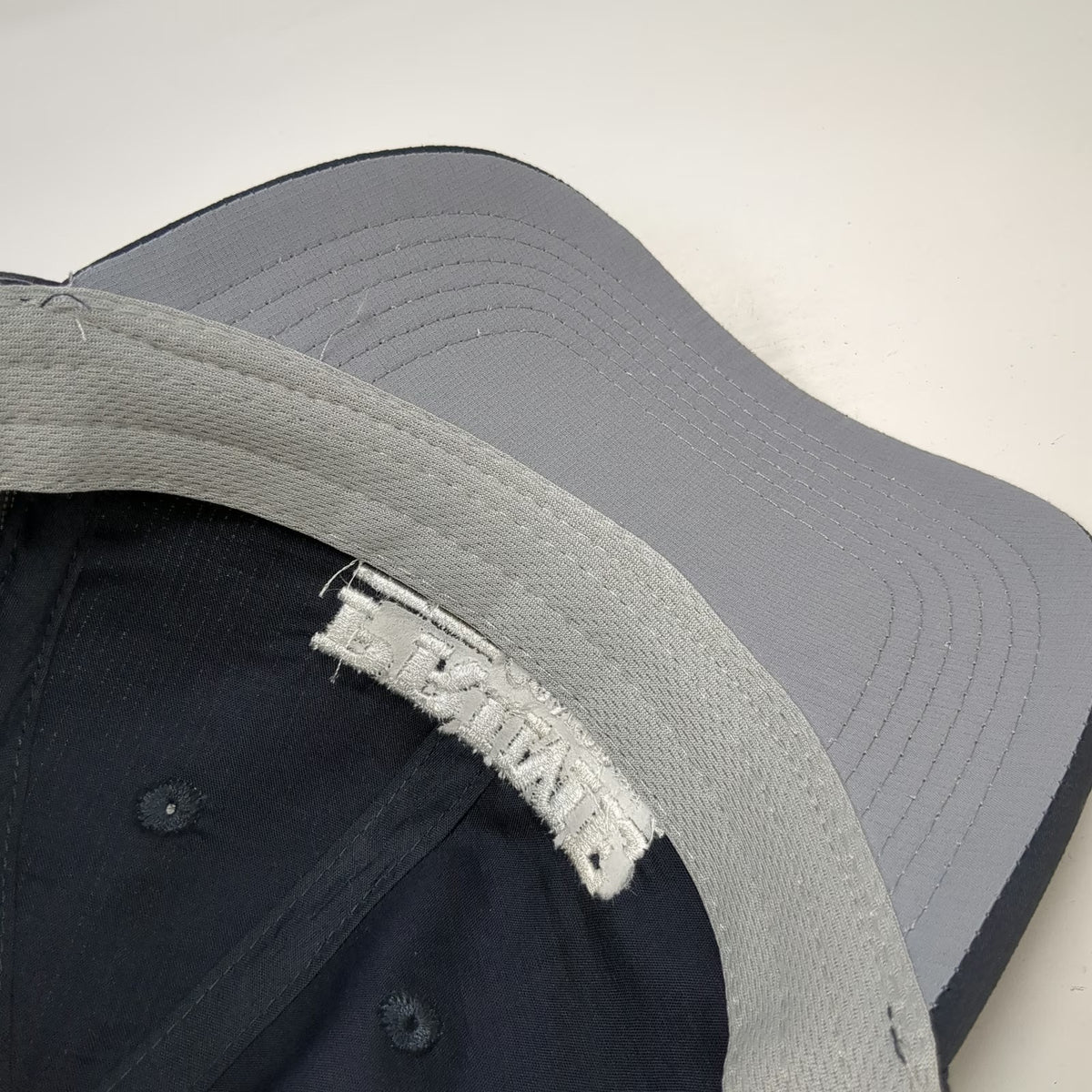 Adams Baseball Cap Gray One Size Prime Controls Logo Performance Polyester Hat