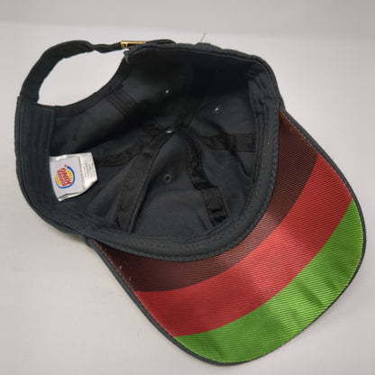 Burger King Slideback Hat Gray One Size Solid Adjustable Crew Uniform