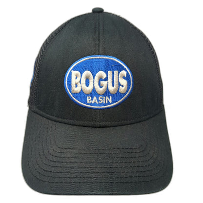 Fahrenheit Baseball Cap Black One Size Bogus Basin 75 Years Anniversary Mesh Hat