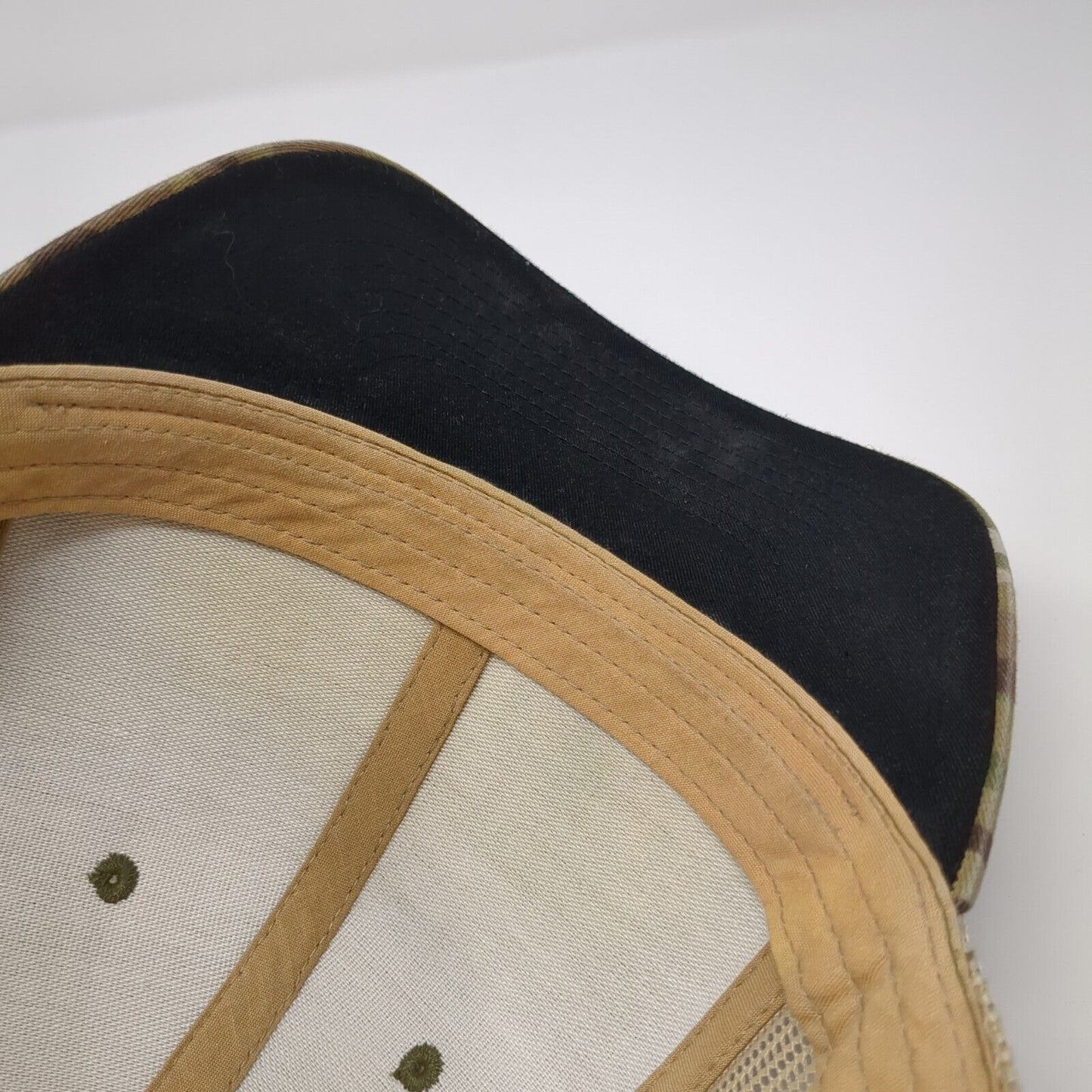 The Classics Yupoong Snapback Trucker Hat Camo One Size Mesh Back