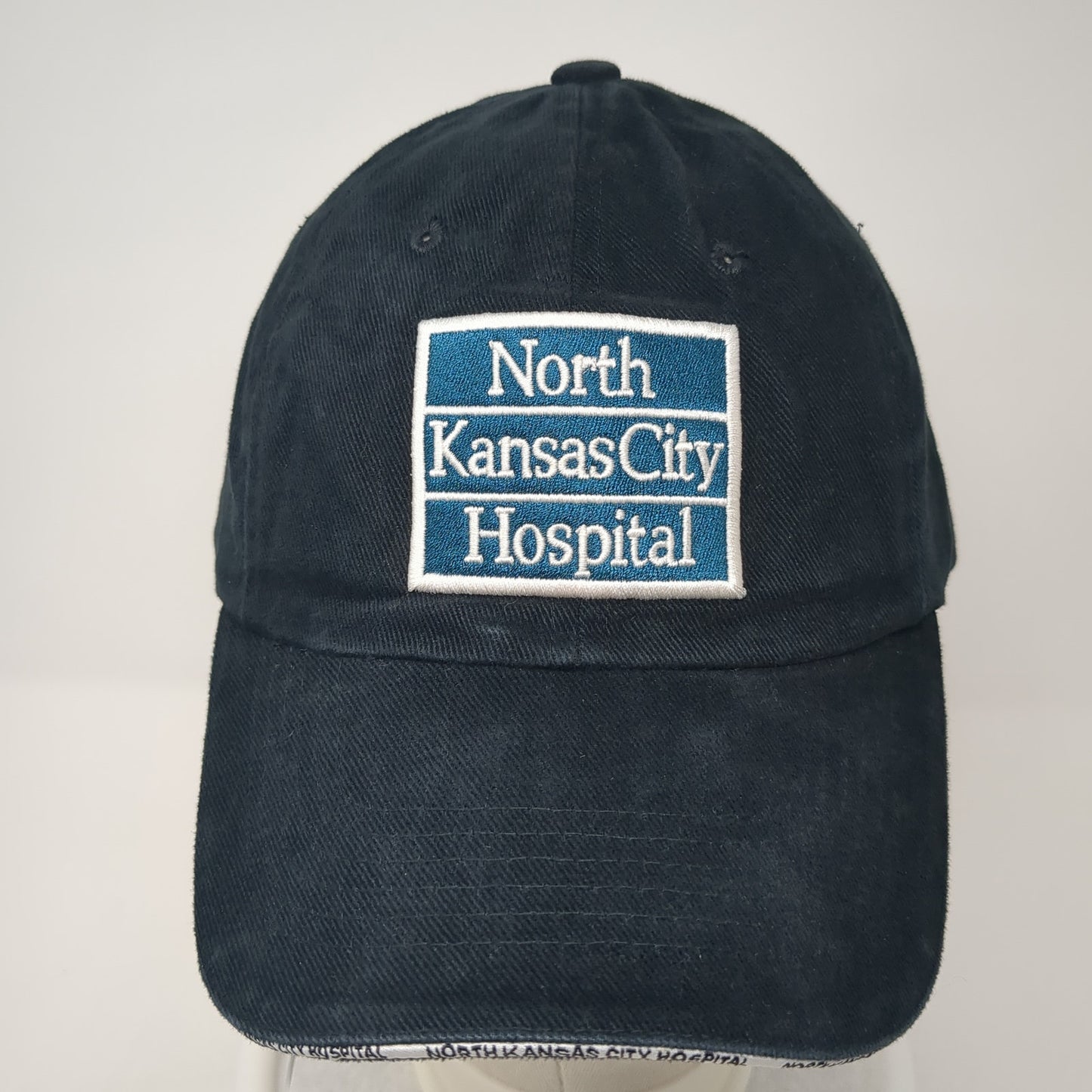 North Kansas City Hospital Slideback Hat Black One Size Adjustable