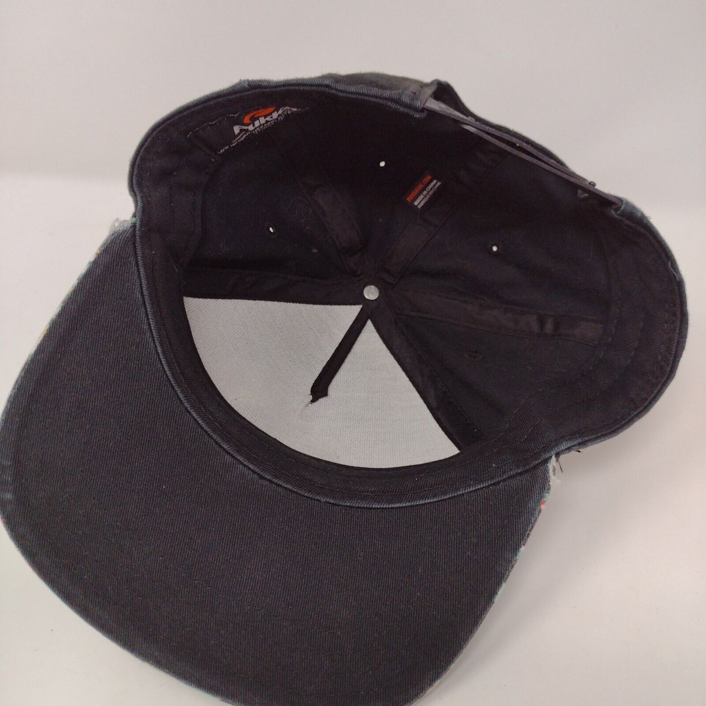 Floral Snapback Hat Multicolor One Size Adjustable Patch Vented Holes Pukka