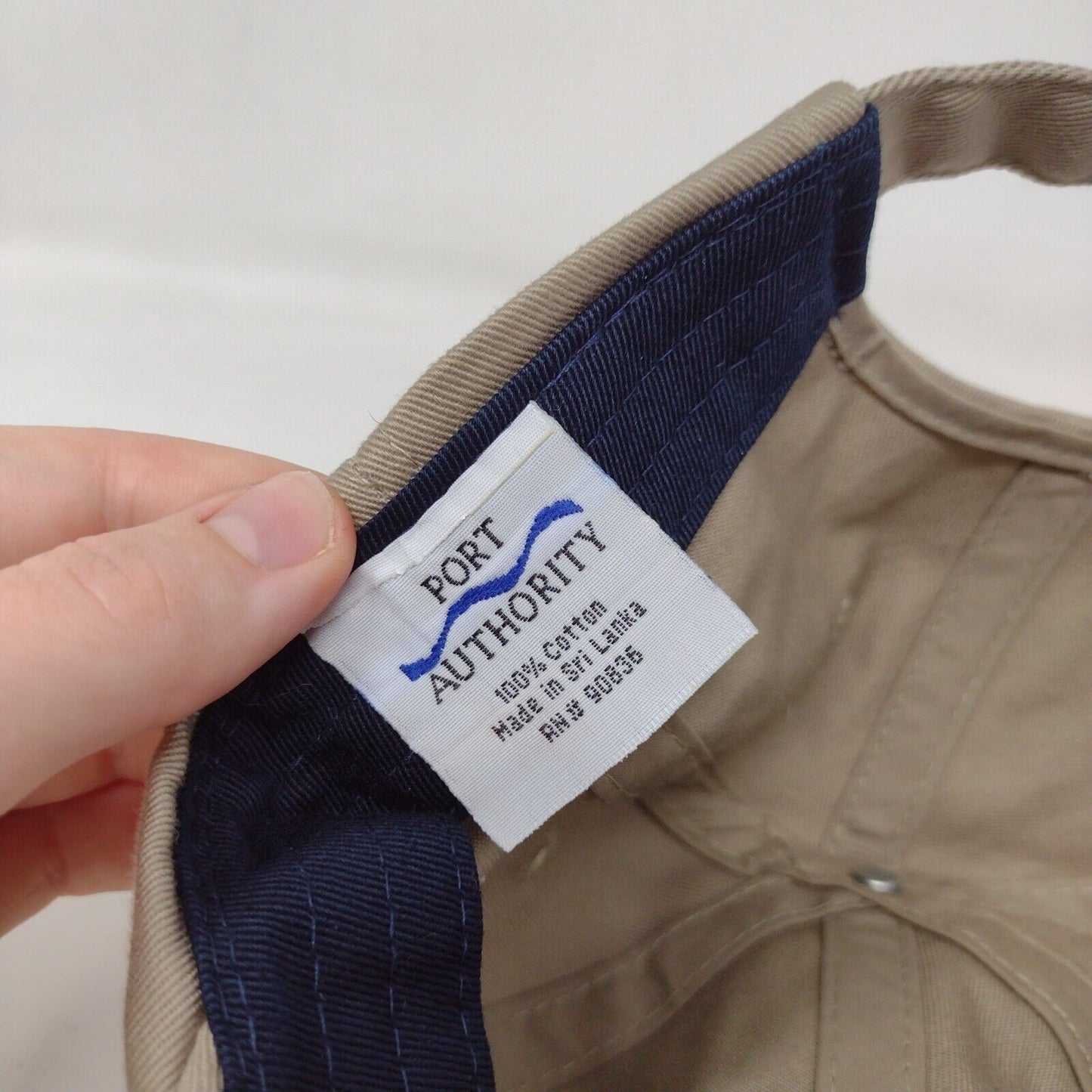 Tyco/Electronics Macom Slideback Hat Tan OS Adjustable 6 Panel Port Authority