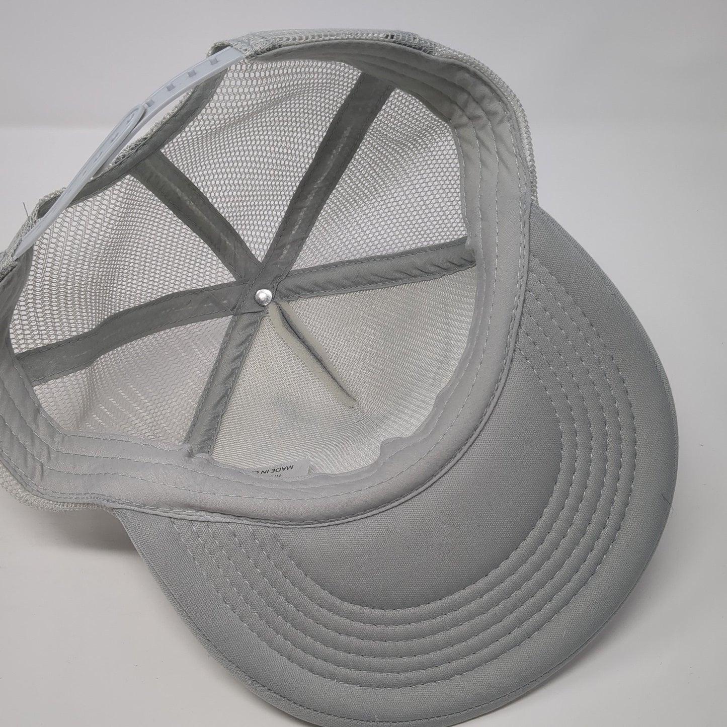 Diet Coke Snapback Mesh Back Trucker Hat Gray One Size Solid Adjustable