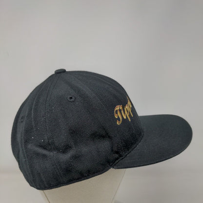 Tippin Down 40 Fitted Hat Black Size 7 3/4 Lightweight Embroidered 6 Panel Lids