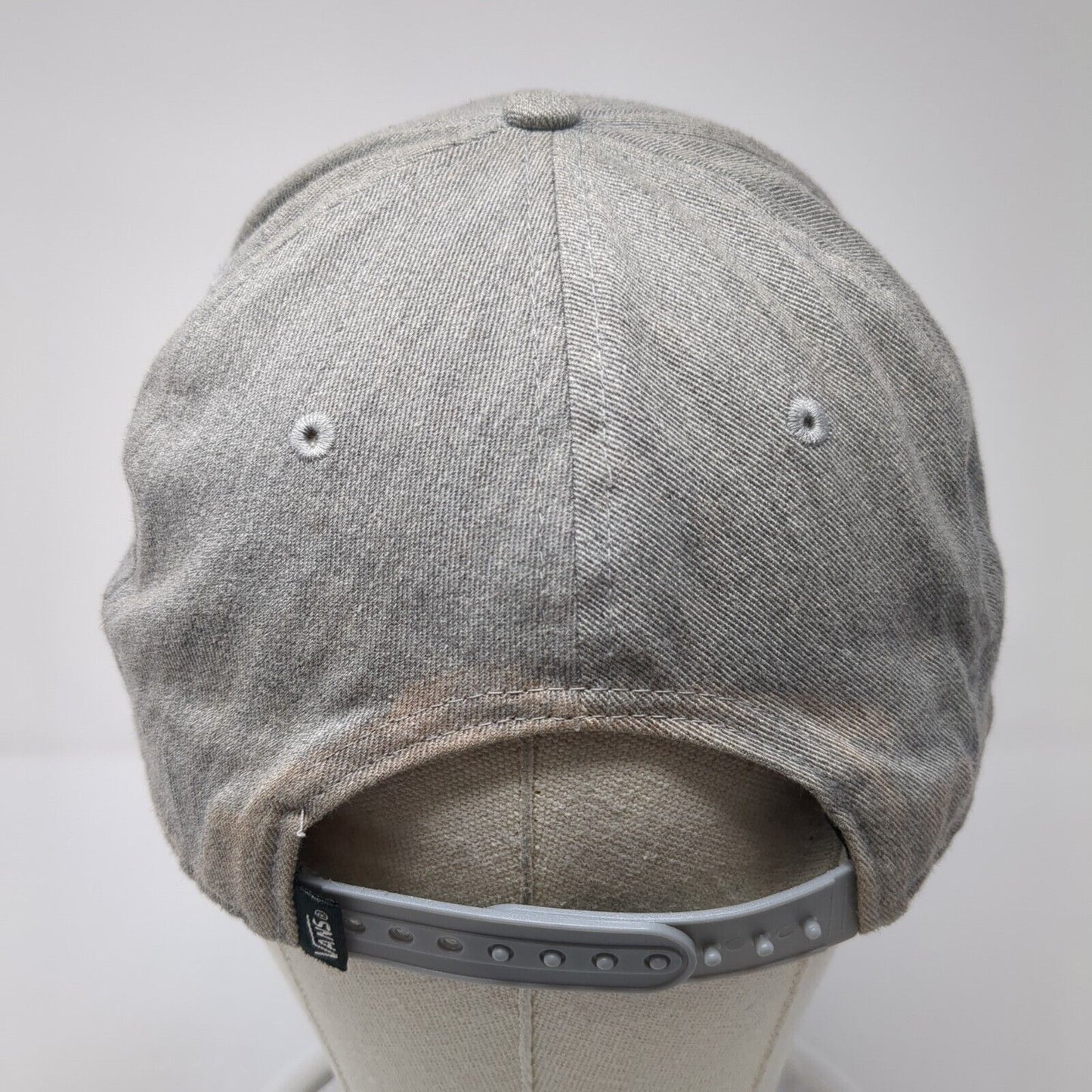 Vans Off The Wall Patch Snapback Hat Gray One Size Adjustable 6 Panel