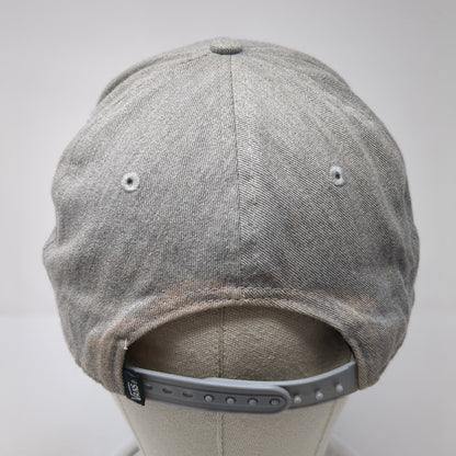 Vans Off The Wall Patch Snapback Hat Gray One Size Adjustable 6 Panel