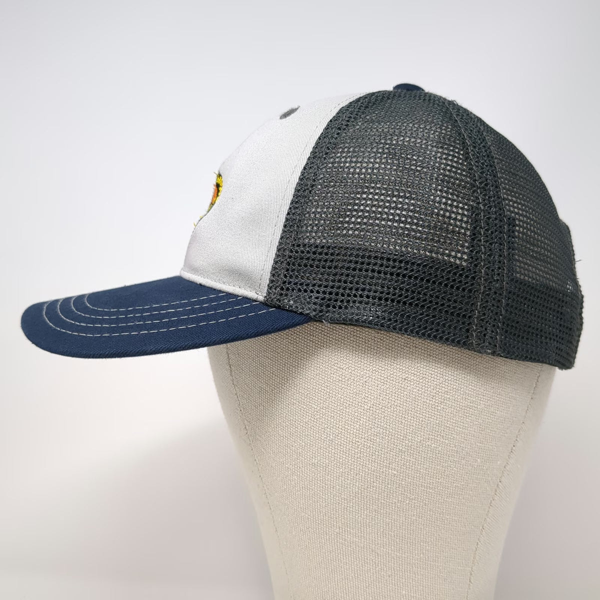 District Trucker Hat White Blue One Size Mesh Snapback Oregon Interagency Fire