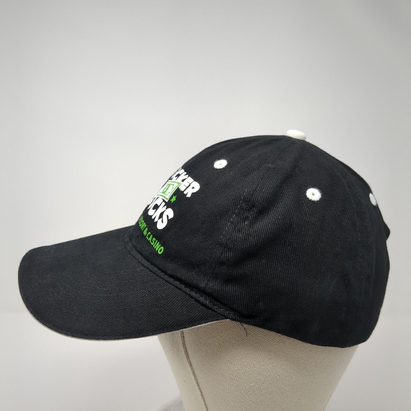 Trucker Bucks Wildhorse Resort & Casino Strapback Hat Black OS Adjustable Otto