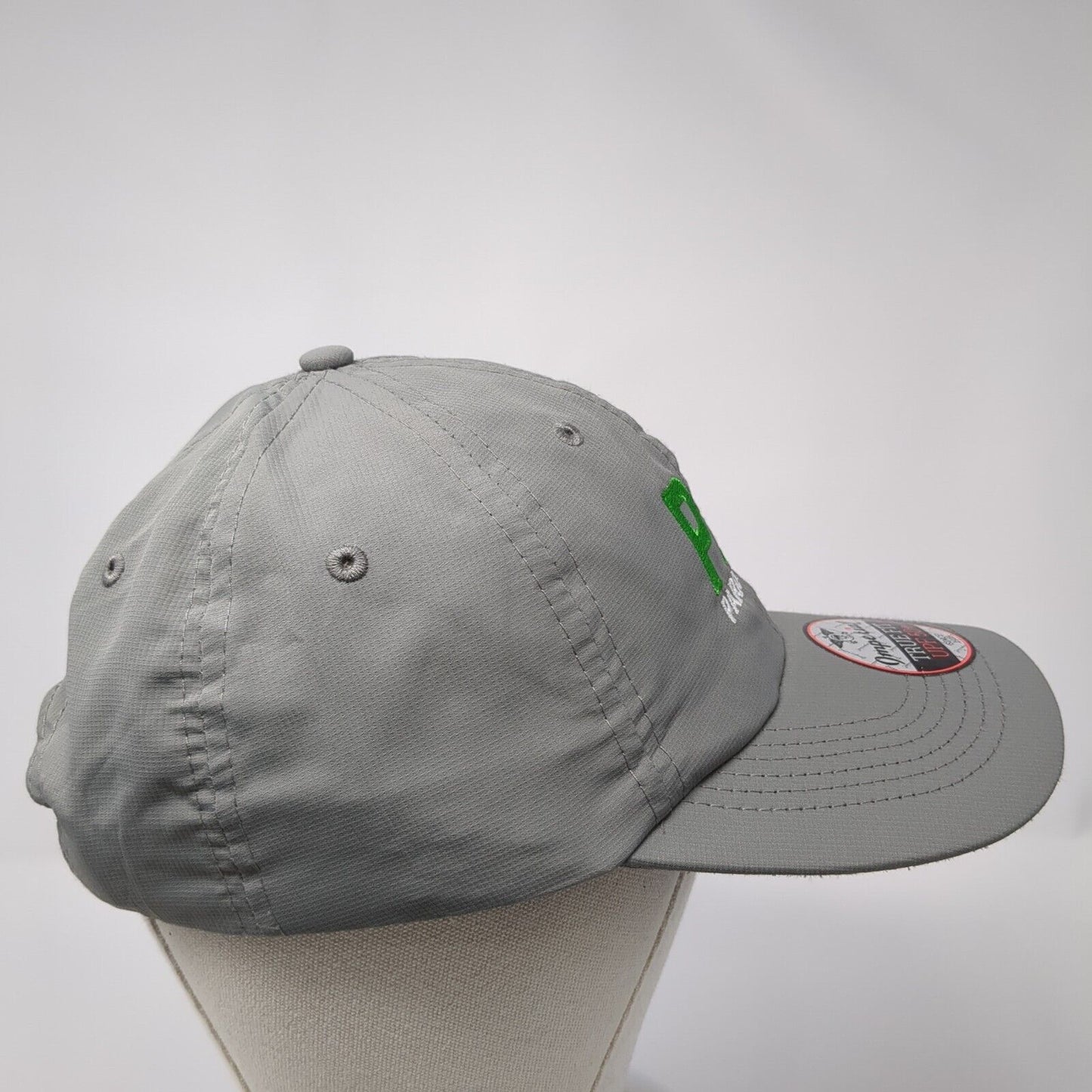 PAi Paramount Strapback Hat Gray One Size True Fit UPF 50+ Imperial