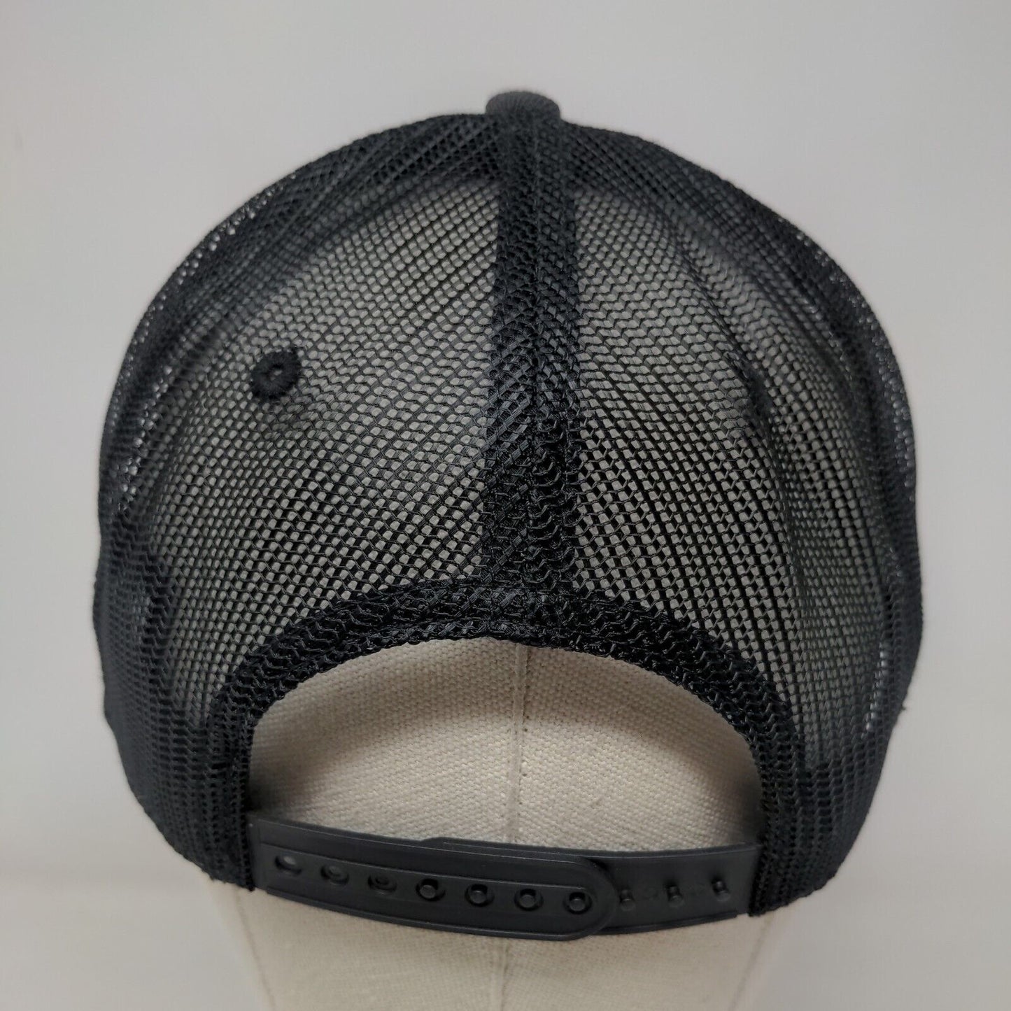 On Swann Snapback Mesh Back Trucker Hat Gray One Size Branded Bills