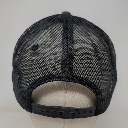 On Swann Snapback Mesh Back Trucker Hat Gray One Size Branded Bills
