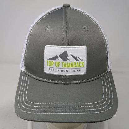 Mentally Strong Trucker Hat Gray One Size Top of Tamarack Mountain Step Forward
