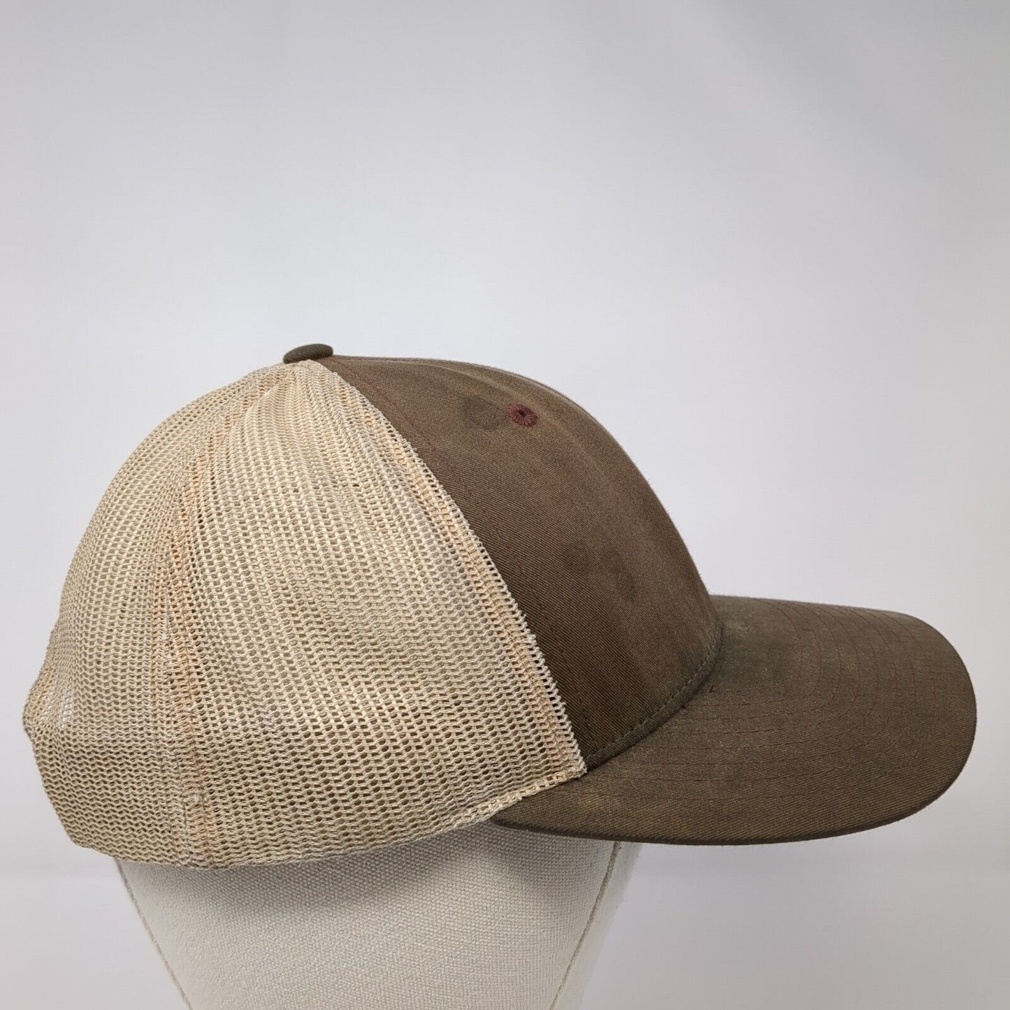 Beer Guys Saloon Snapback Trucker Hat Brown M/L Mesh Back Richardson