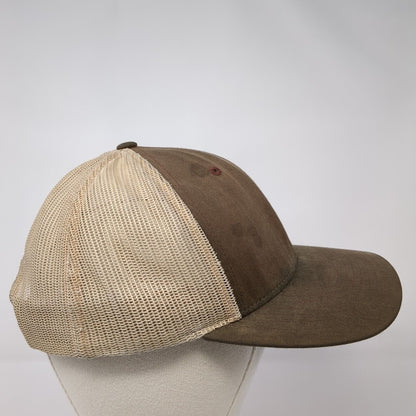 Beer Guys Saloon Snapback Trucker Hat Brown M/L Mesh Back Richardson