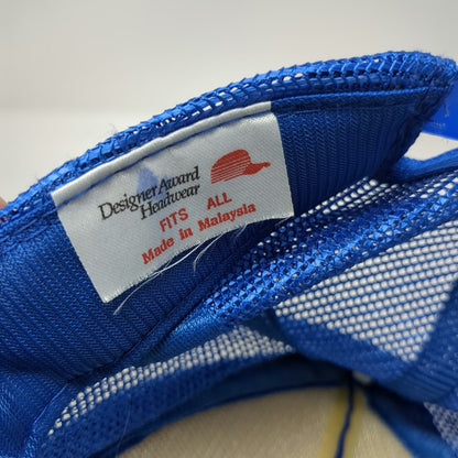 Designer Award Trucker Hat Blue One Size Diamont System 88 BASF Painter Mesh hat