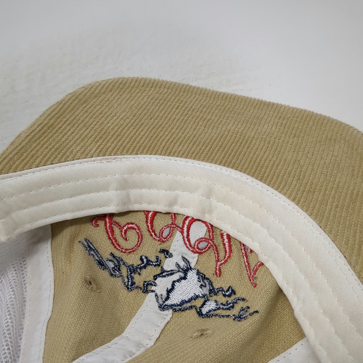 Coors Trucker Hat Brown White Red Blue One Size Corduroy Rope Snapback Beer