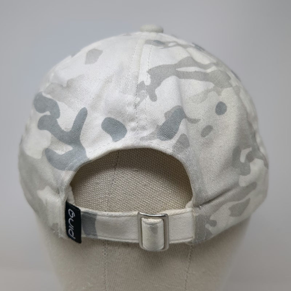 Ping Baseball Cap White Camo One Size Slideback Golf Play Your Best Patch Hat