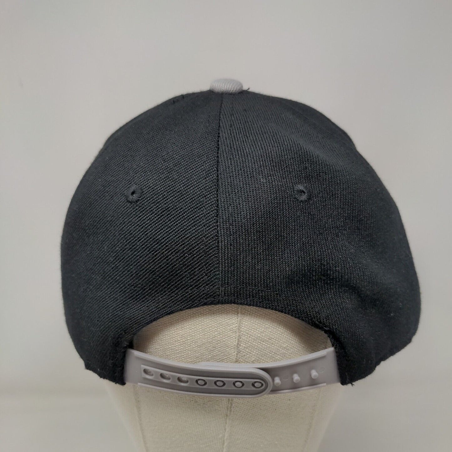 Heart Snapback Hat Black One Size Adjustable Embroidered Rope Lace 6 Panel Crown