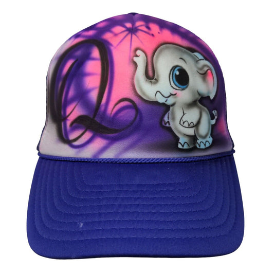 Baby Elephant Snapback Mesh Back Rope Trucker Hat Multi One Size Nissin