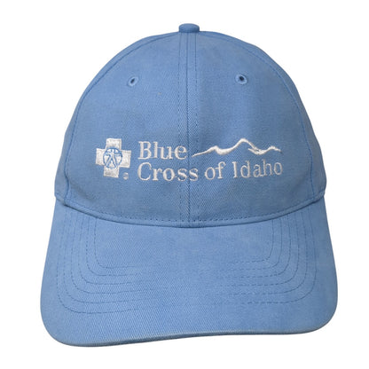 Blue Cross of Idaho Strapback Hat Blue One Size 6 Panel Richardson