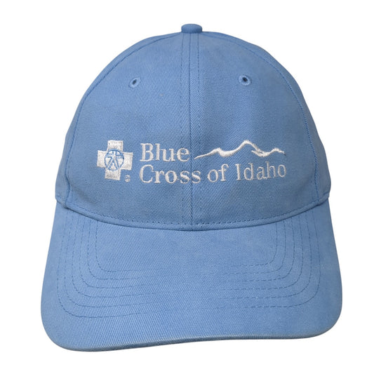 Blue Cross of Idaho Strapback Hat Blue One Size 6 Panel Richardson
