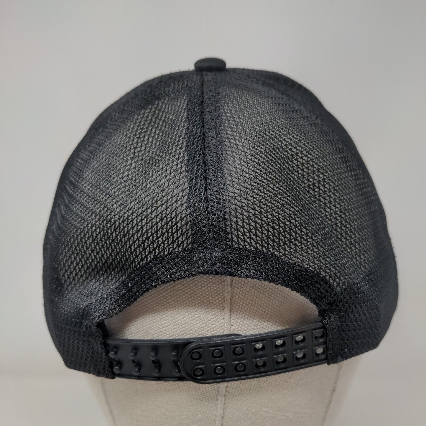 iichiko Snapback Trucker Hat Black OSFM Adjustable Embroidered Mesh Back