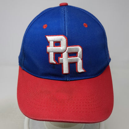 Premium Headwear Snapback Blue Red White One Size Puerto Rico Flag Graphic Hat