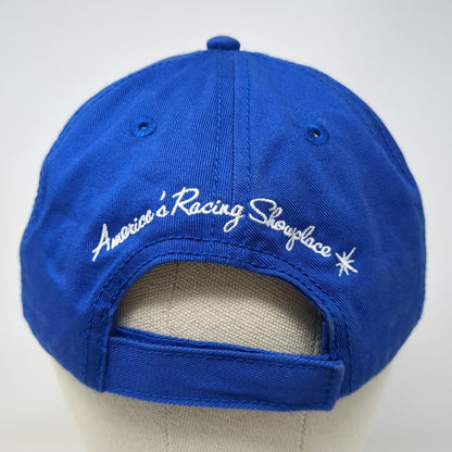 Las Vegas Motor Speedway Blue One Size Baseball Cap Racing Showplace Hat