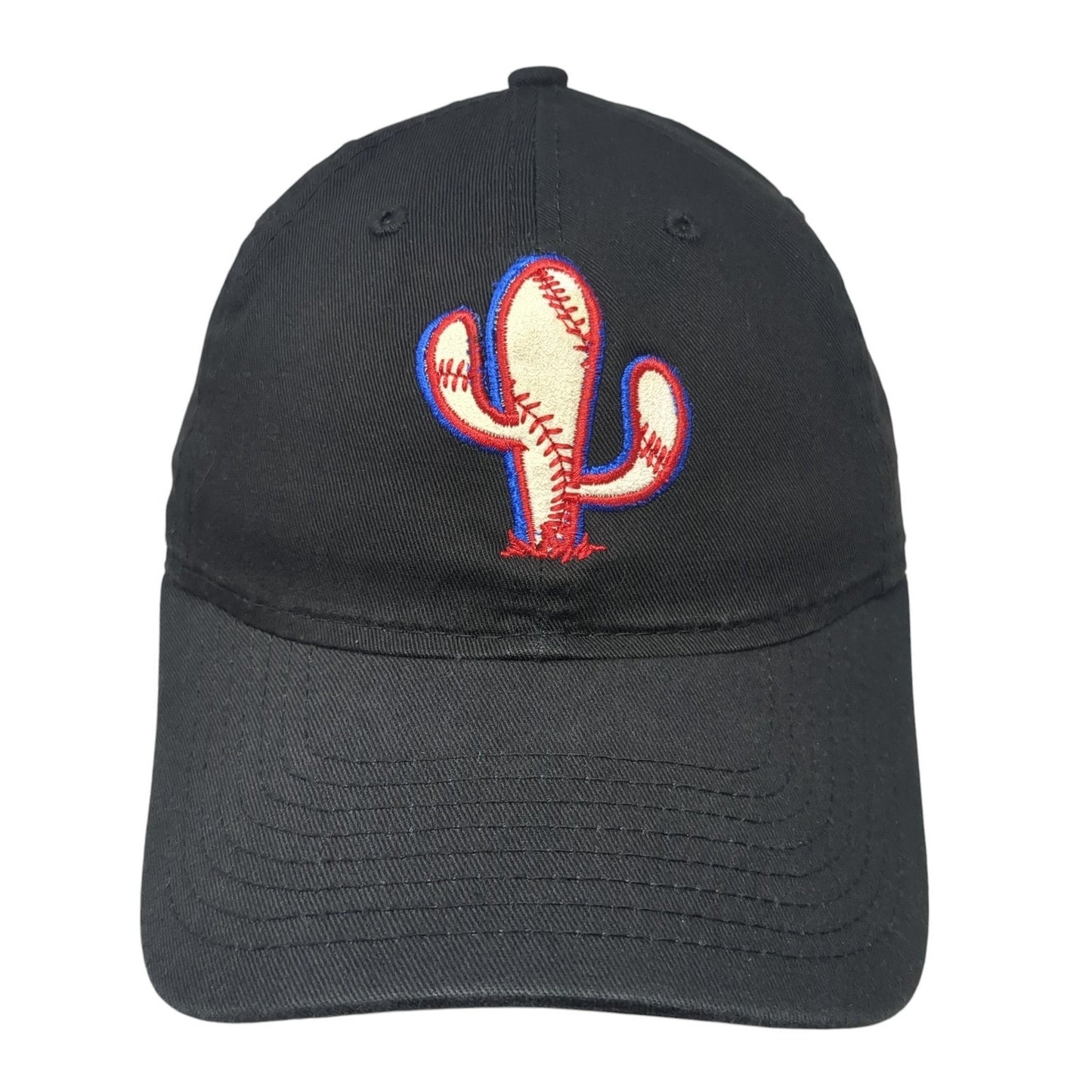 Cactus Slideback Hat Black One Size Adjustable Embroidered Logo New Era