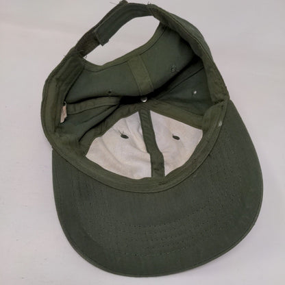 Unbranded Strapback Hat Green Sea Turtle OSFM Adjustable Solid Blank