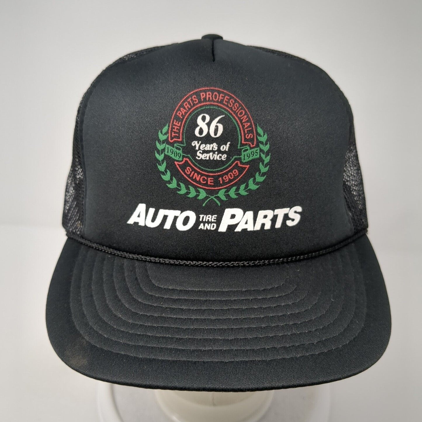 Auto Tire And Parts Snapback Rope Trucker Hat Black One Size Adjustable