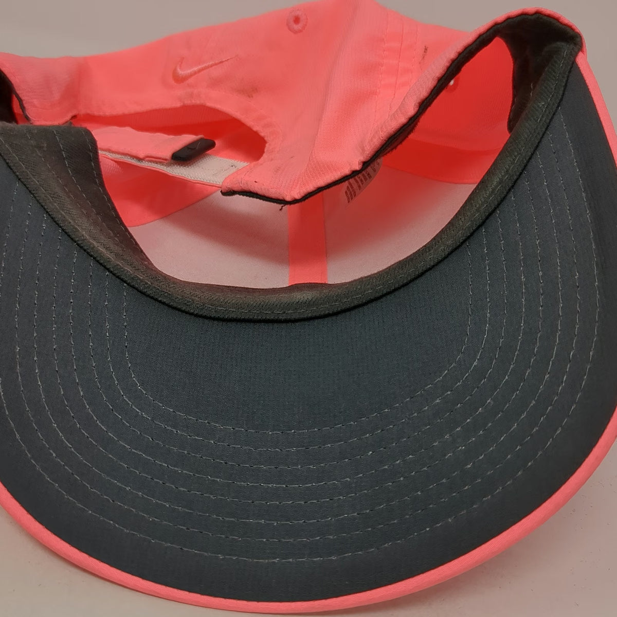 Nike Baseball Cap Pink One Size Legacy91 Dri-FIT Gray Adjustable Strap Hat