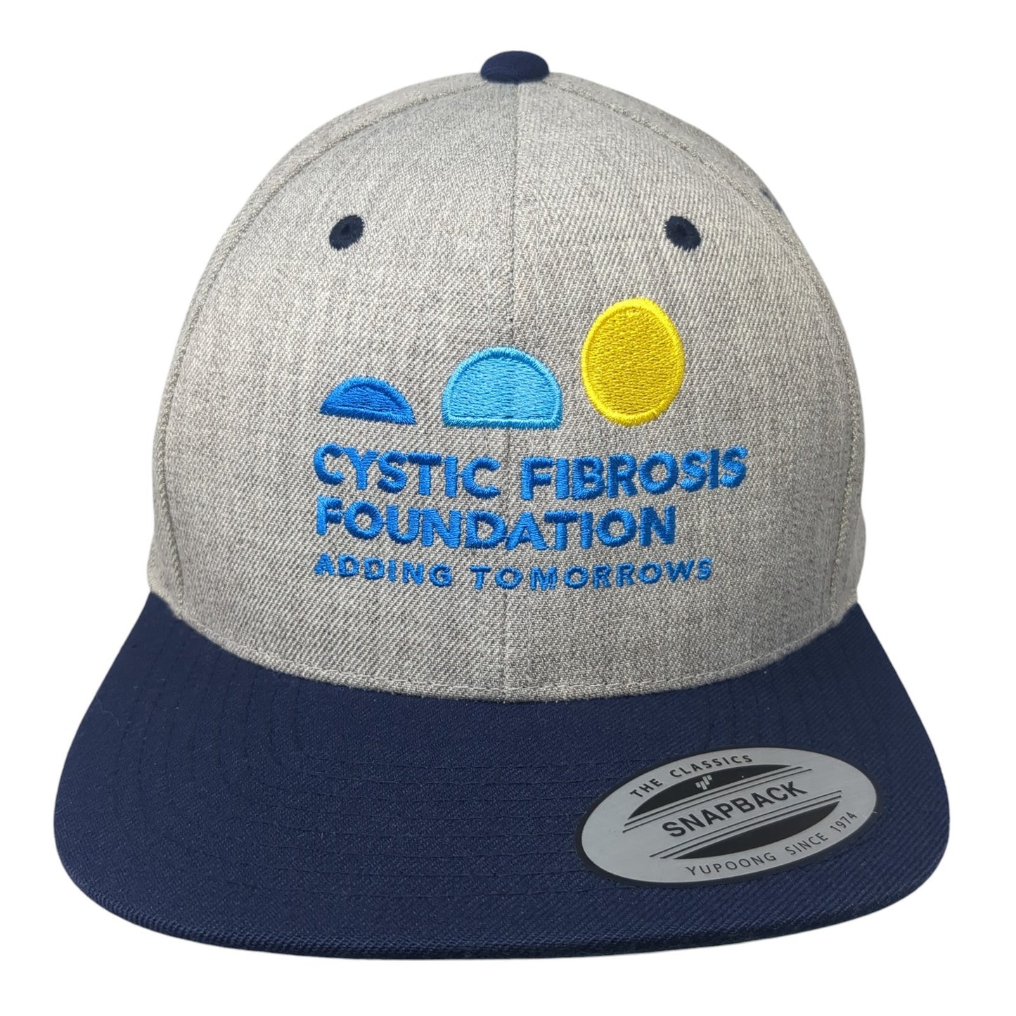 Cystic Fibrosis Foundation Snapback Hat Multi One Size Adding Tomorrows