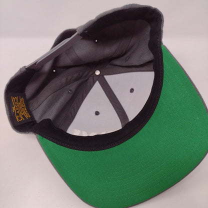 CWI Snapback Hat Gray OSFA Embroidered Adjustable The Classics Yupoong