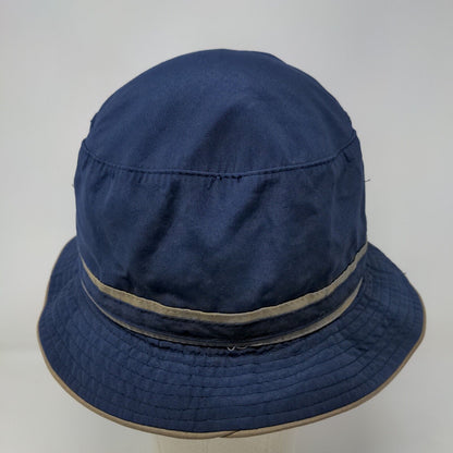 Ft. Myers Beach Bucket Hat Blue 58cm Embroidered Vent Holes Jacobson