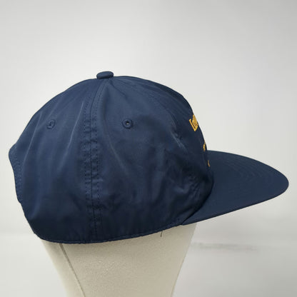 Inward Arrows Western Company 5 Panel Hat Blue OSFM Cowboy Gold Logo Snapback