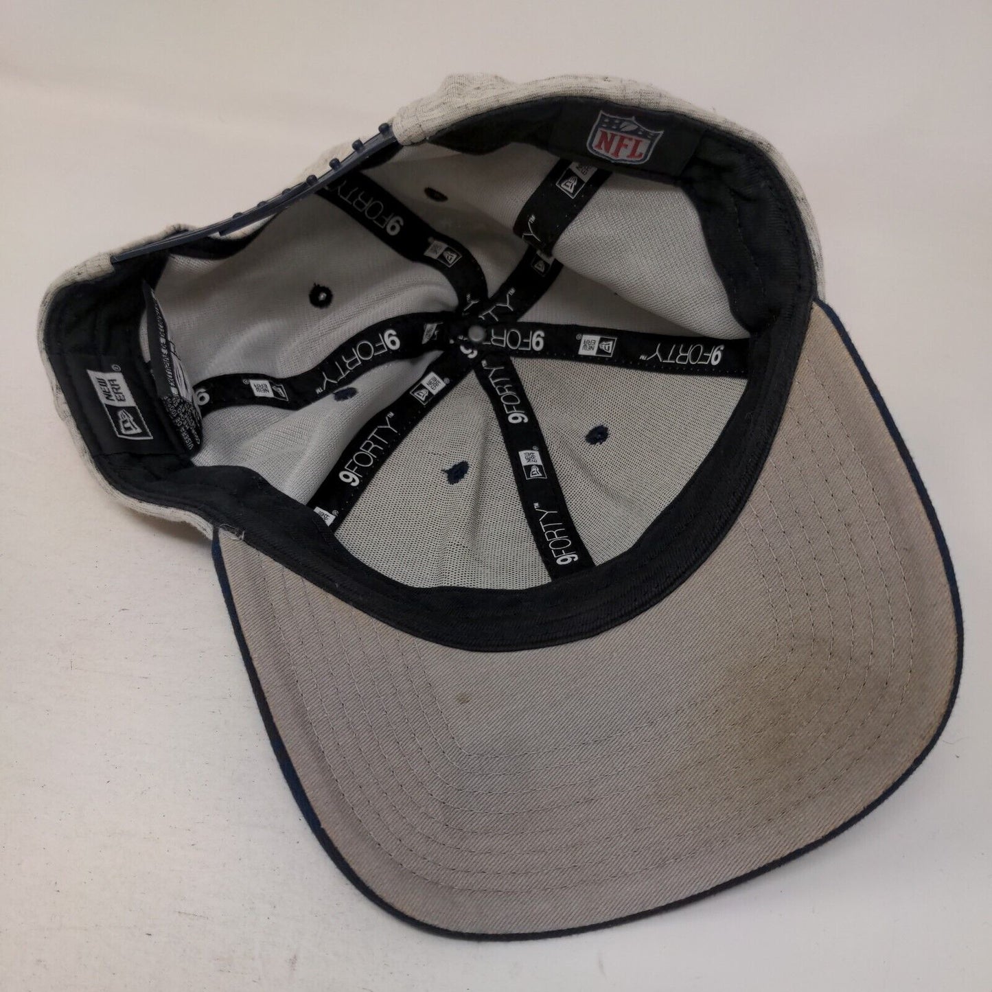 Dallas Cowboys Snapback Hat Gray Blue New Era 9Forty Embroidered NFL